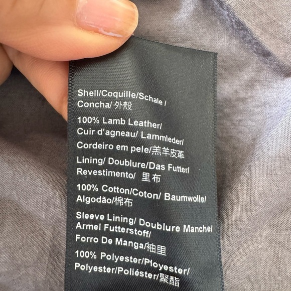 Women's Biker 💯% Leather Jacket - Picture 6 of 8